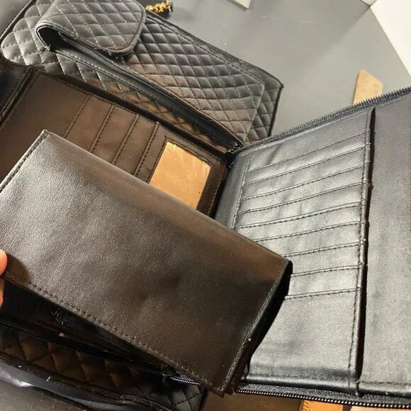 Vintage Evan-Picone Quilted Black Chain Strap Tote - NWOT - Picture 9 of 16